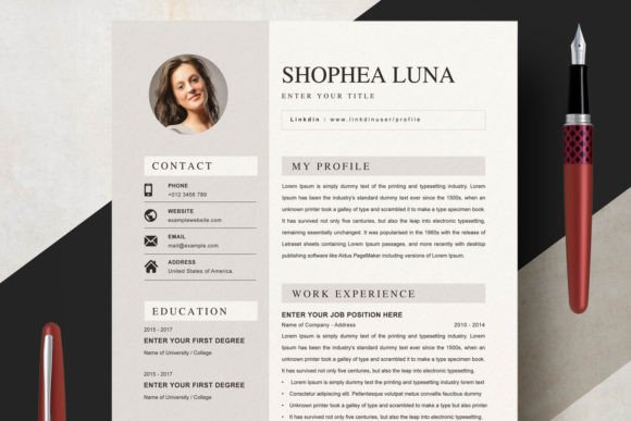 Download Curriculum Vitae Template / New CV - Curriculum vitae Collection