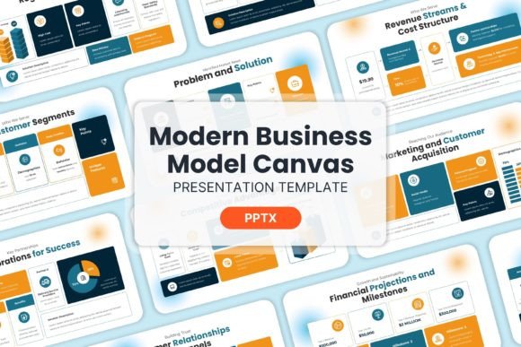 Download Modern Business Model Canvas - PPT - Ppt Collection